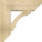 Ekena Millwork Olympic Slat Rough Sawn Bracket w/ Offset Brace, Douglas Fir, 8"W x 24"D x 24"H BKT0806X24X24OLY06RDF - alternate 2